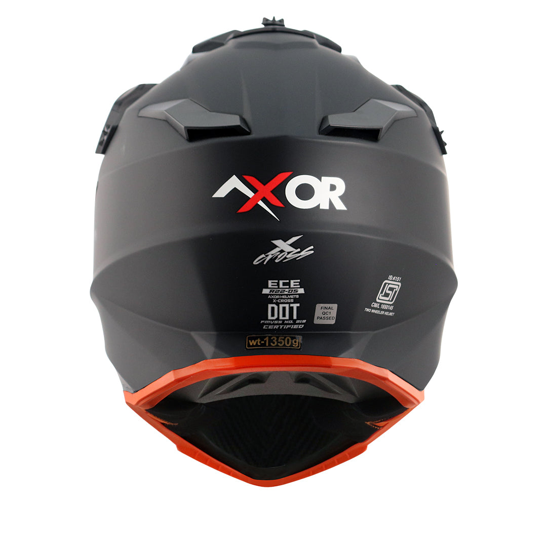 Axor X-cross Single Color Helmet - Moto Modz