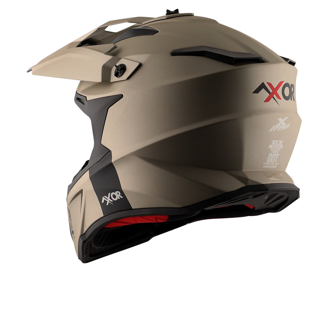 Axor X-cross Single Color Helmet - Moto Modz