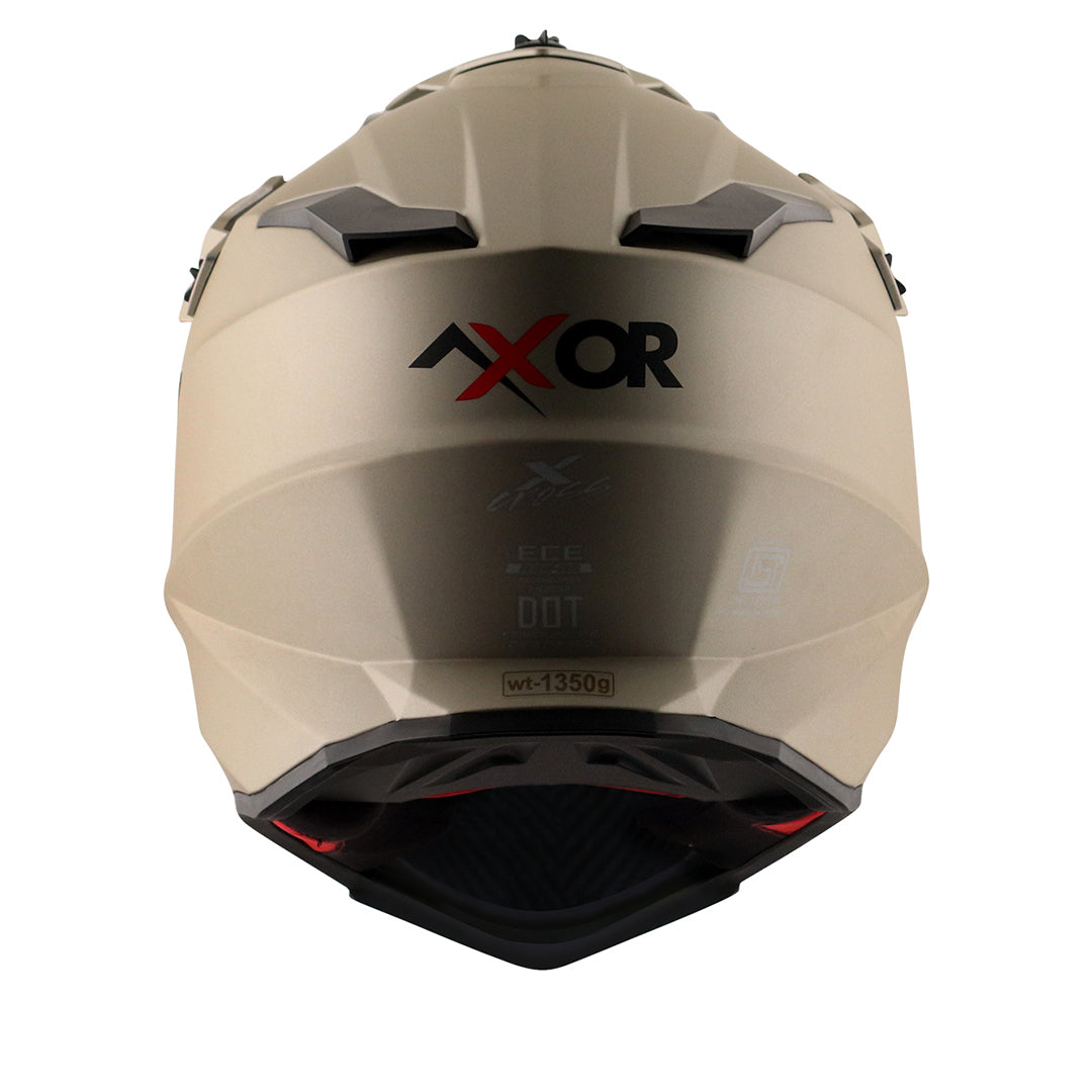 Axor X-cross Single Color Helmet - Moto Modz