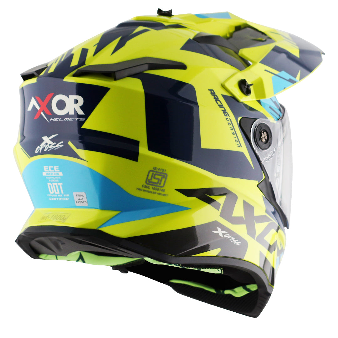 Axor X-cross X1 Helmet with Dual Visor - Moto Modz