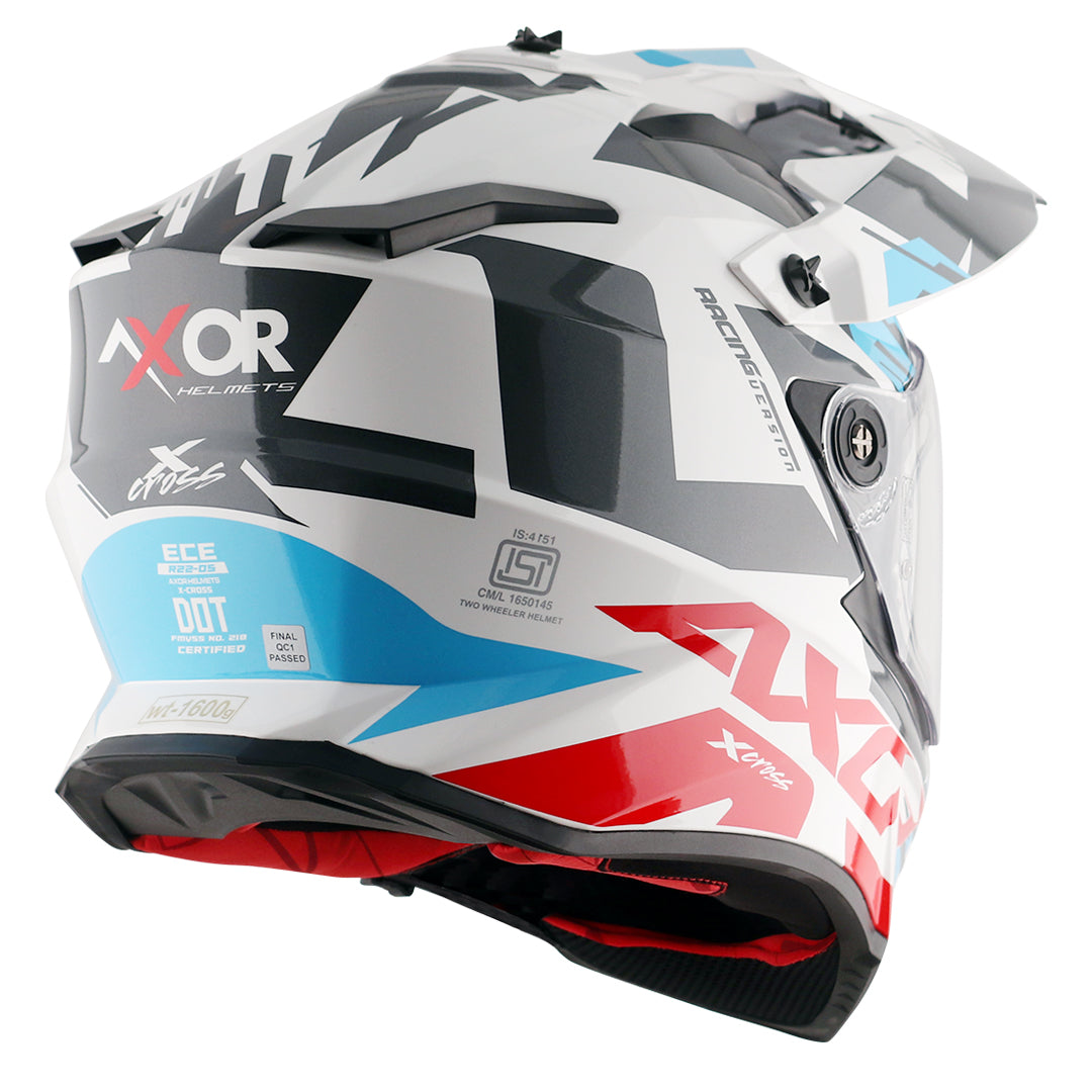 Axor X-cross X1 Helmet with Dual Visor - Moto Modz