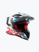 Axor X-Cross X1 White Red - Moto Modz