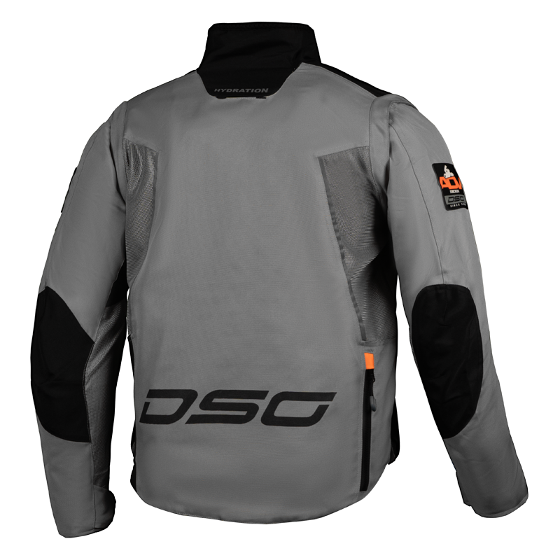 DSG Adv Riding Jacket Grey Black Orange