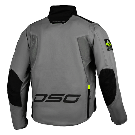 DSG Adv Riding Jacket Grey Black Yellow Flou