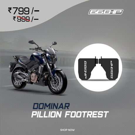 BAJAJ Dominar 400 (2019-2020) 66BHP Pillion footrest - Moto Modz