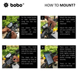 BOBO BM3 Claw-Grip Aluminum Bike / Cycle Phone Holder Motorcycle Mobile Mount - Moto Modz