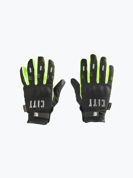 BSDDP City Gloves Touch Black & Green - Moto Modz