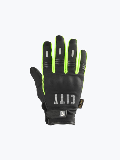 BSDDP City Gloves Touch Black & Green - Moto Modz