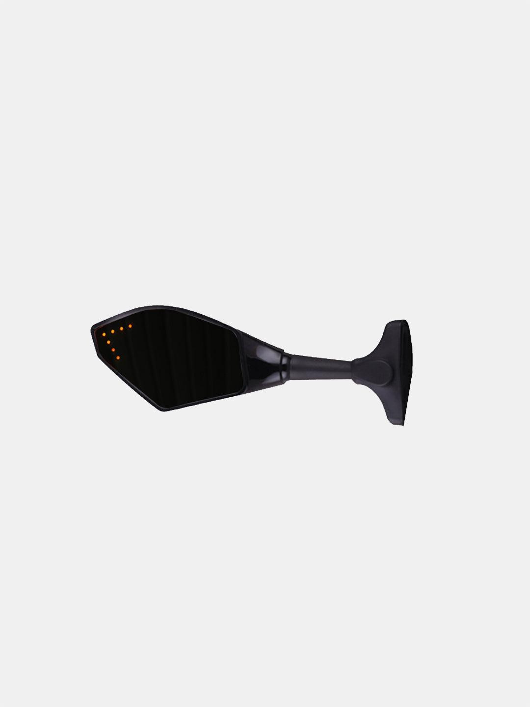 CBR 2 Side Indicator Mirror-Black - Moto Modz