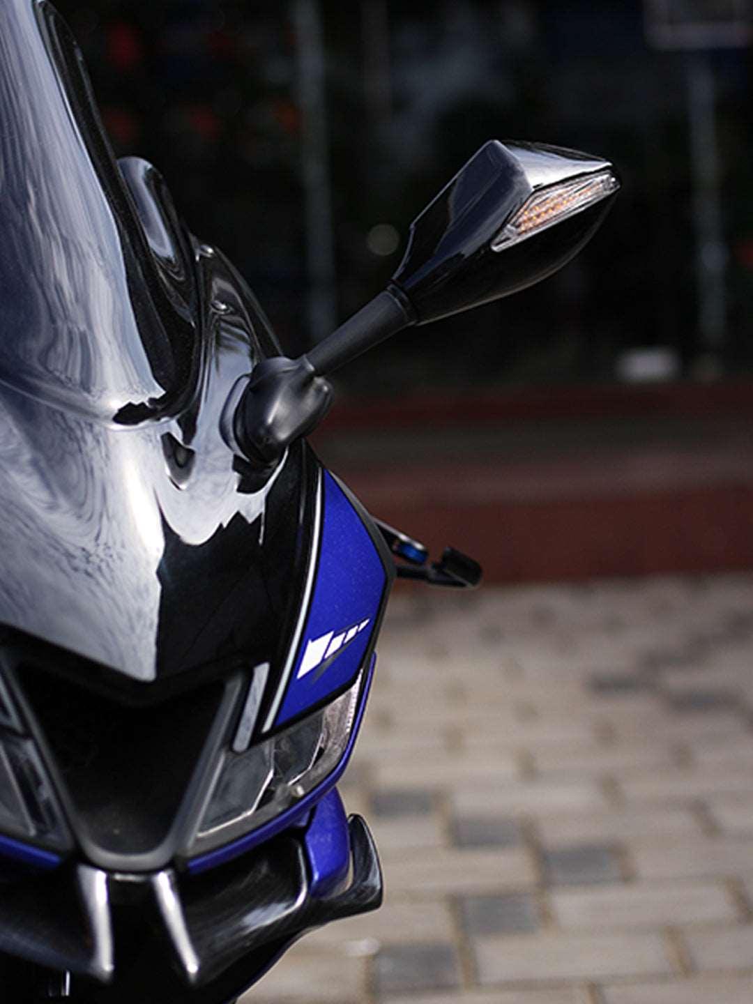 CBR 2 Side Indicator Mirror-Black