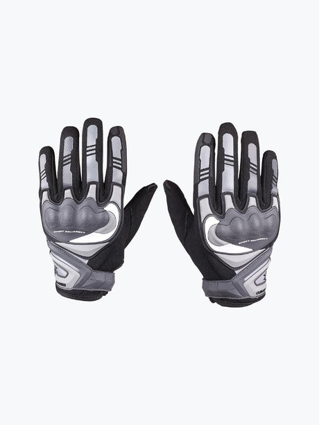 Cuirassier Gloves Black Grey - Moto Modz