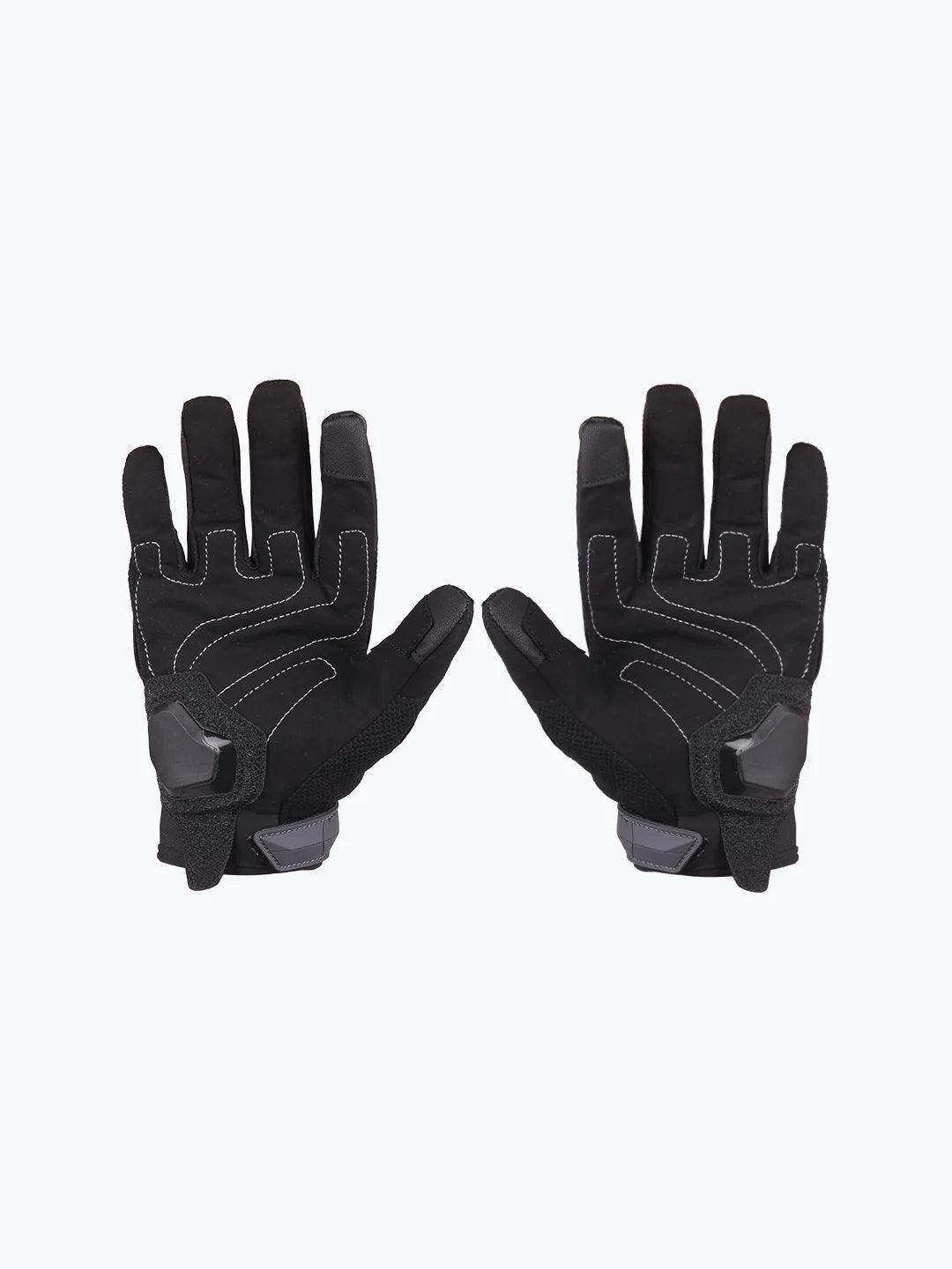 Cuirassier Gloves Grey Red - Moto Modz