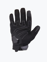 Cuirassier Gloves Grey Red - Moto Modz