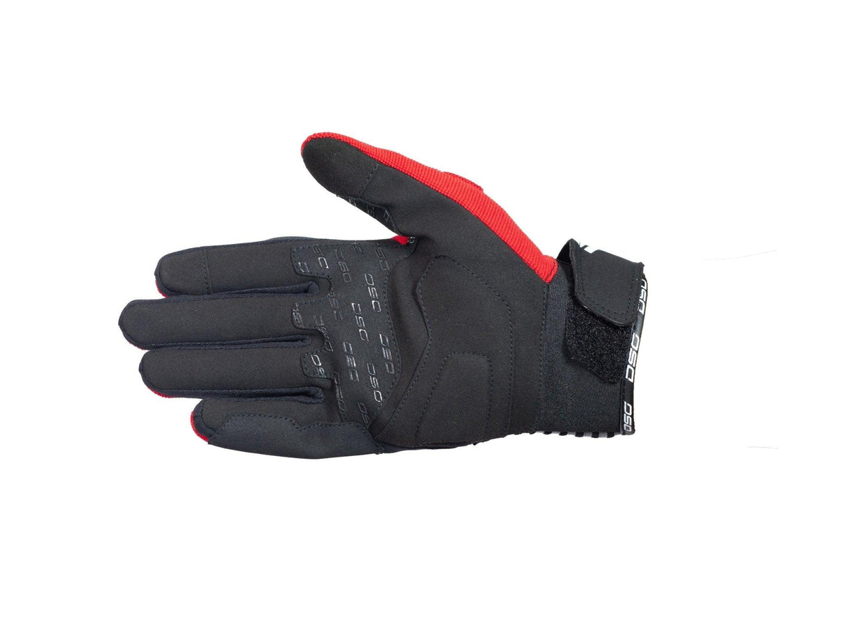 DSG PHOENIX AIR GLOVE BLACK GREY RED FLUO - Moto Modz