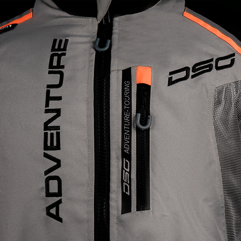 DSG Adv Riding Jacket Grey Black Orange