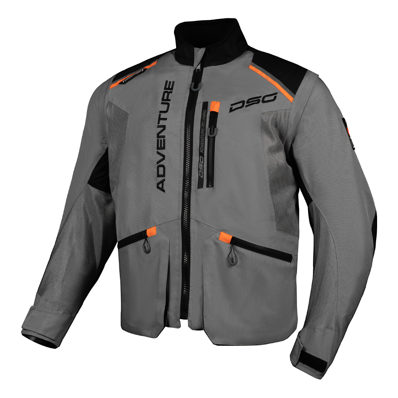 DSG Adv Riding Jacket Grey Black Orange