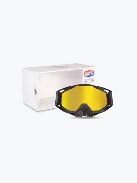 Goggles 100% - 146 Black Yellow Tint - Moto Modz