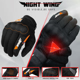 GRAND PITSTOP Night Wing Motorcycle Gloves. - Moto Modz