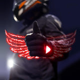 GRAND PITSTOP Night Wing Motorcycle Gloves. - Moto Modz