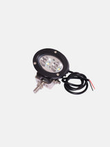 HJG 2 LED Oval Plain White Fog Light - Moto Modz