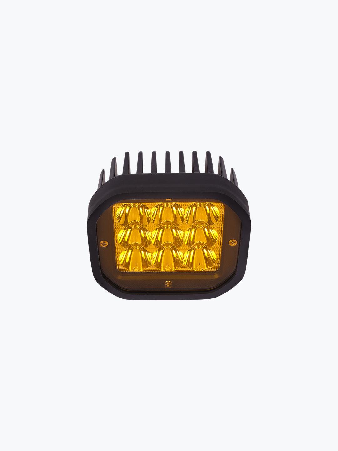 HJG 9 LED Fog Light With Yellow Cap Premium - Moto Modz