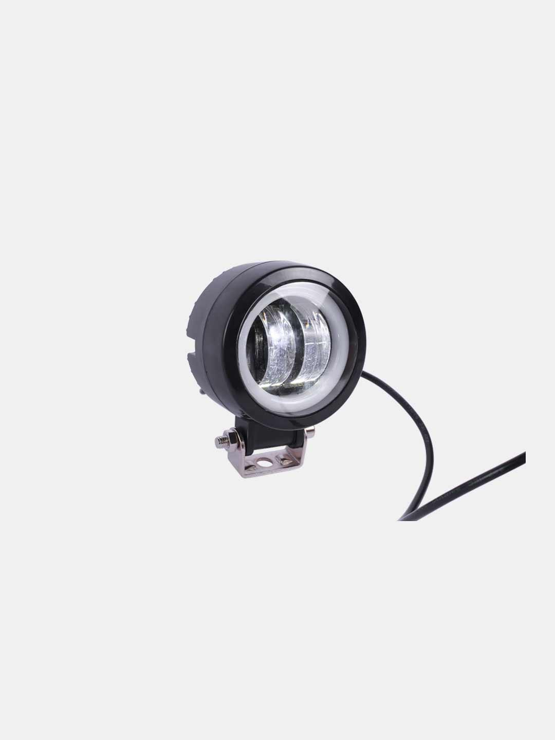 HJG Harley Round Fog Light With Ring - Moto Modz