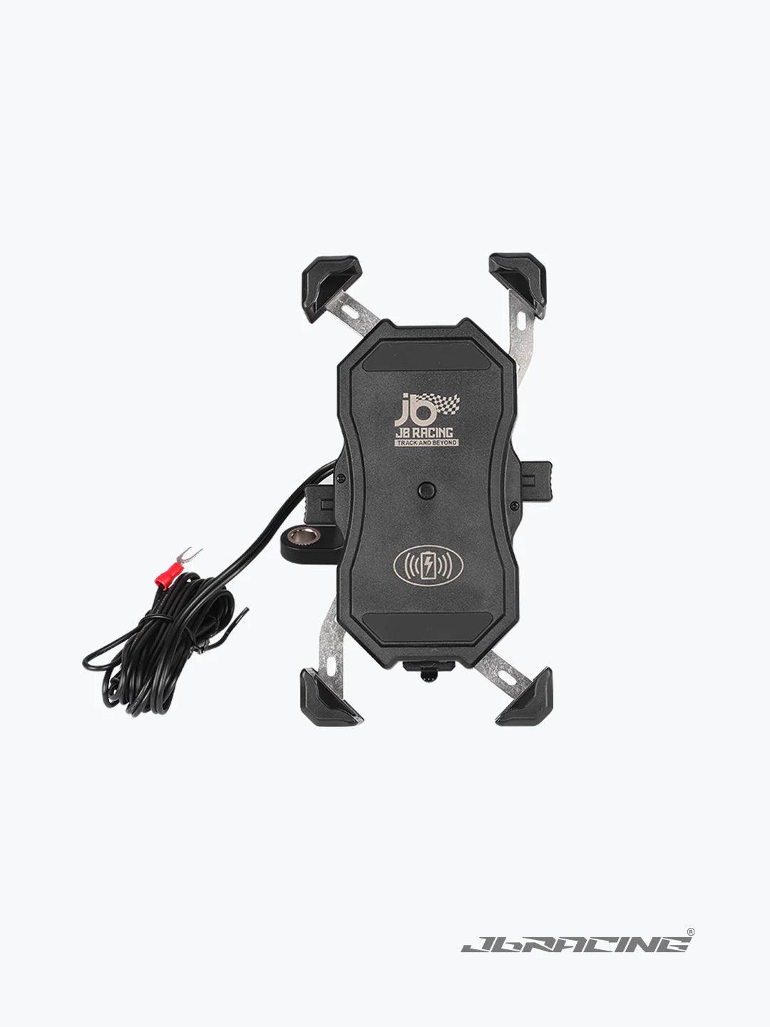 JB Racing M11-A2 Mobile Charger Mirror Mount - Moto Modz