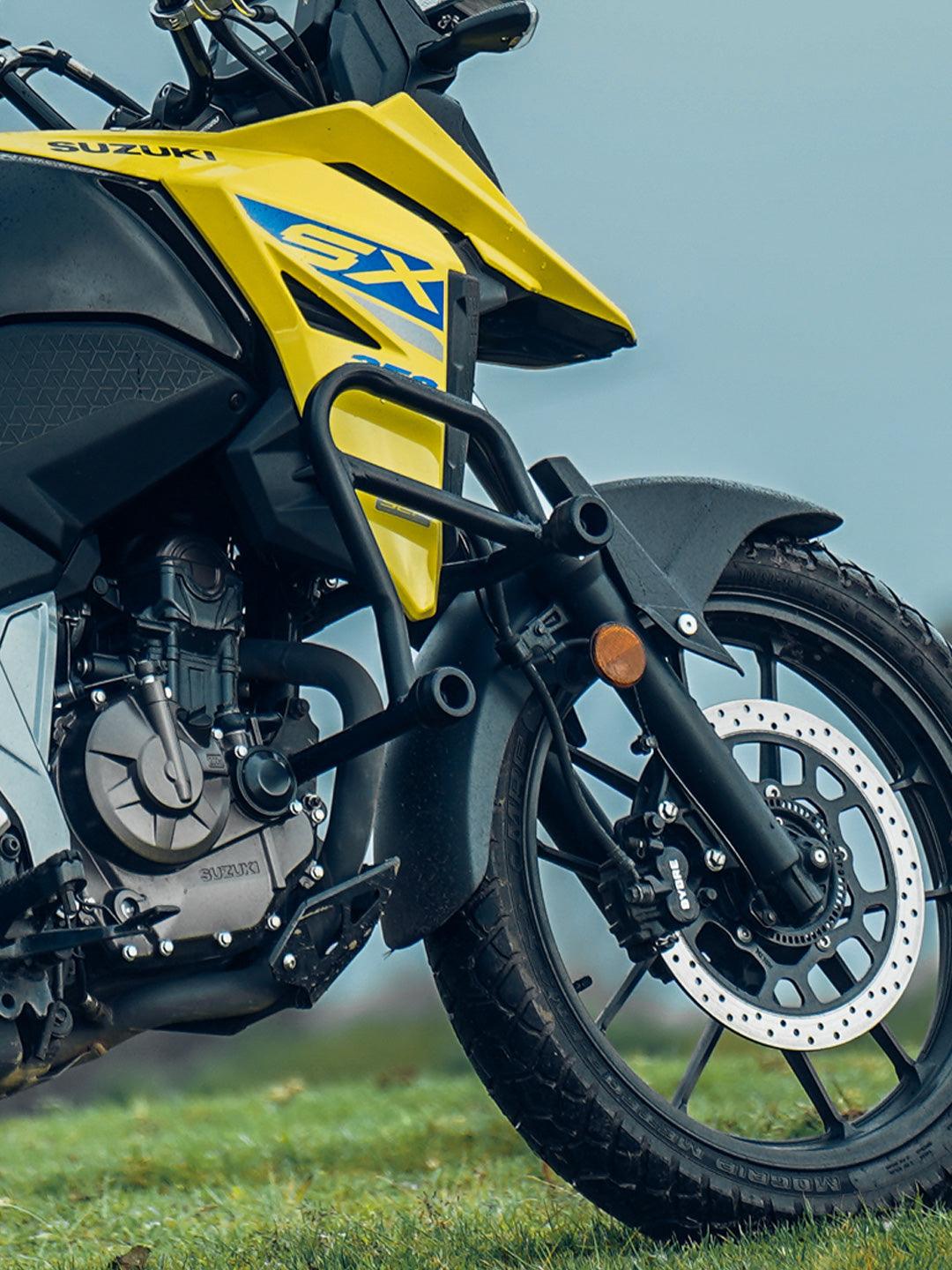 JB V Strom Crashguard With Dual Mat Slider - Moto Modz