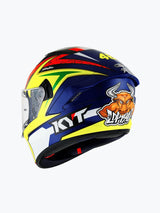 KYT NFR DALLA PORTA REP. ORIG RED BLUE YELLOW - Moto Modz