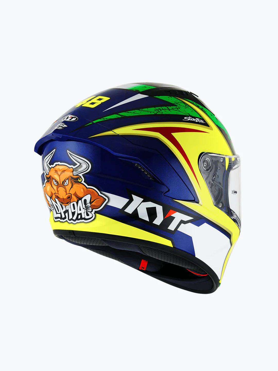 KYT NFR DALLA PORTA REP. ORIG RED BLUE YELLOW - Moto Modz