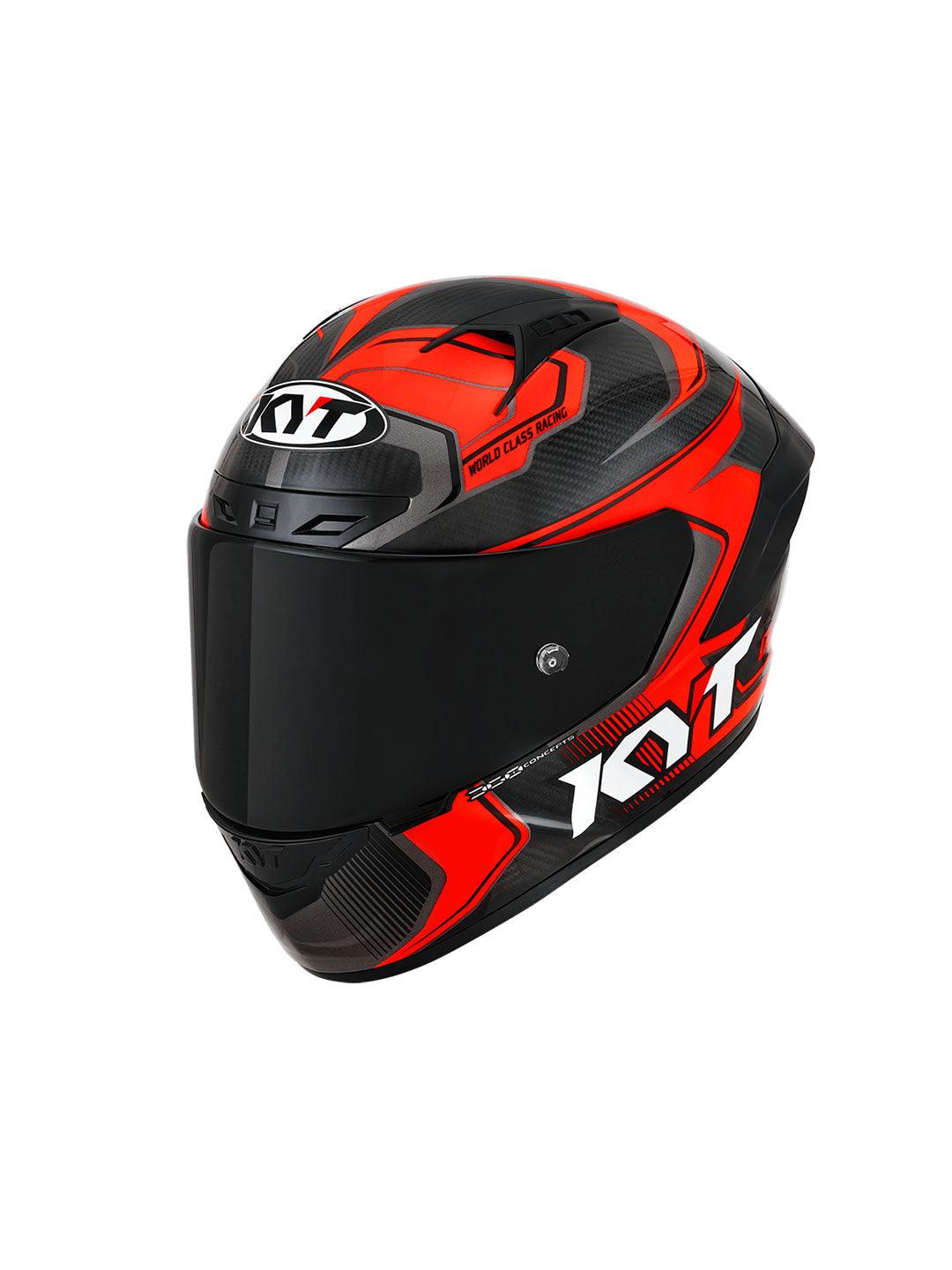 KYT NZ Race Carbon Competition Red - Moto Modz