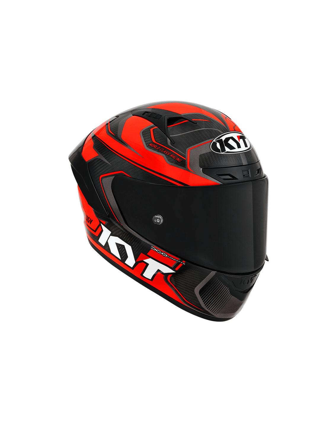 KYT NZ Race Carbon Competition Red - Moto Modz