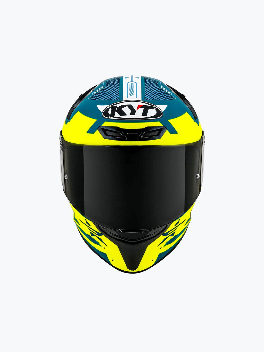 KYT TT COURSE FUSELAGE MATT YELLOW - Moto Modz