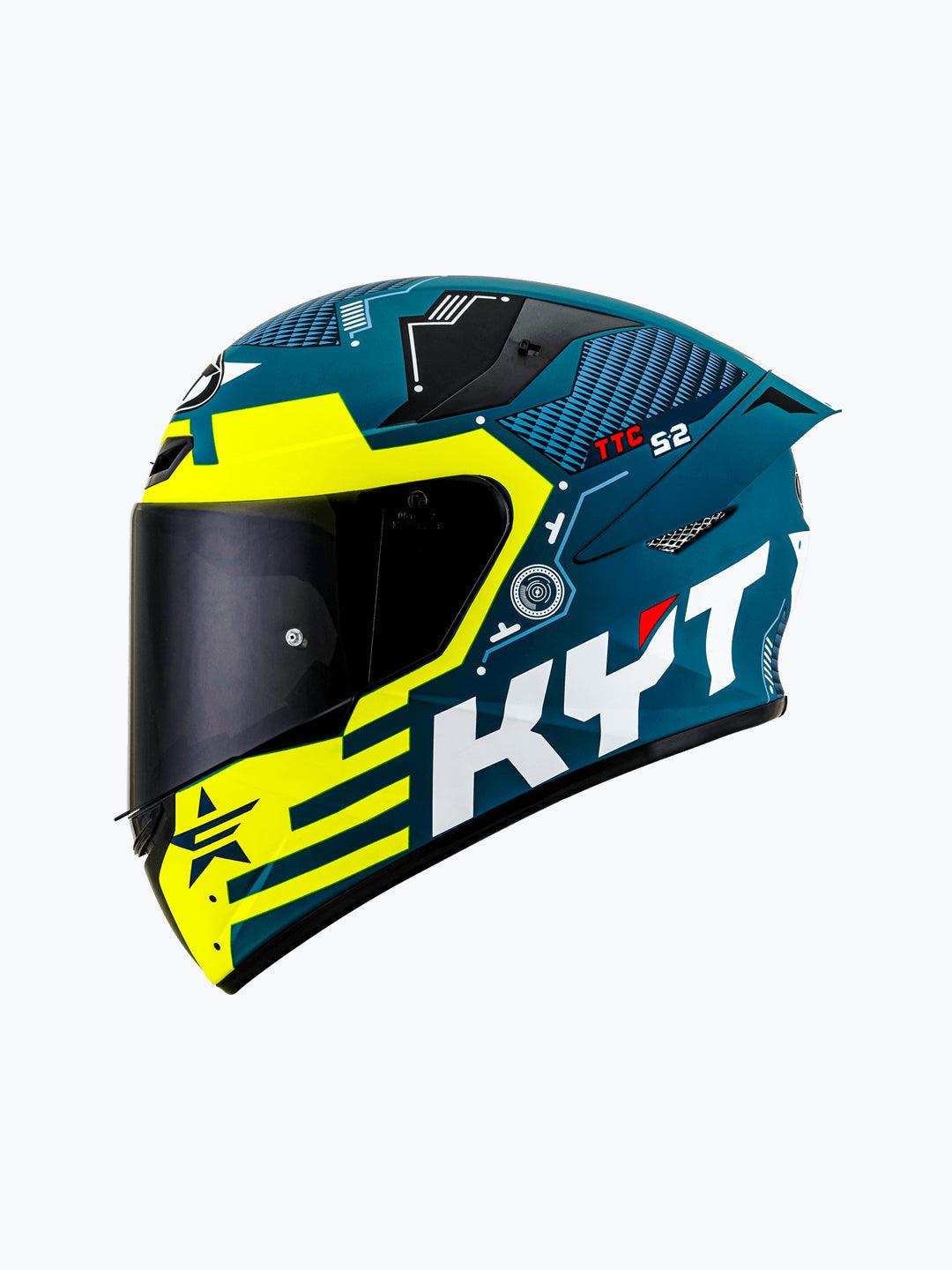 KYT TT COURSE FUSELAGE MATT YELLOW - Moto Modz