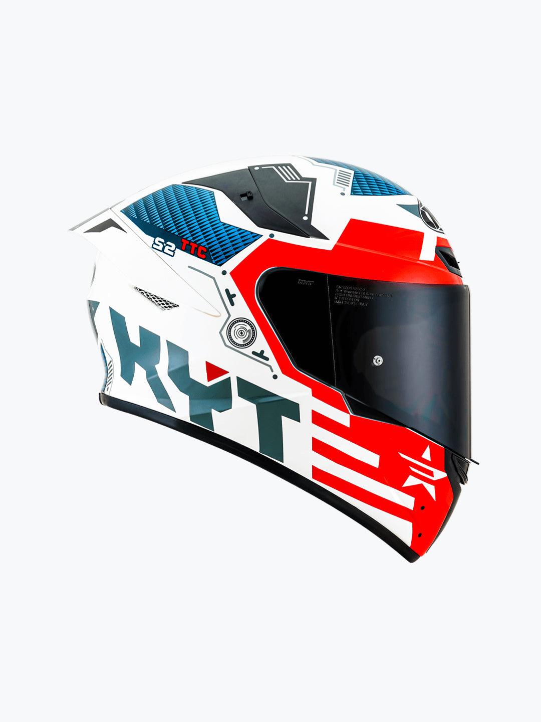 KYT TT COURSE FUSELAGE RED - Moto Modz