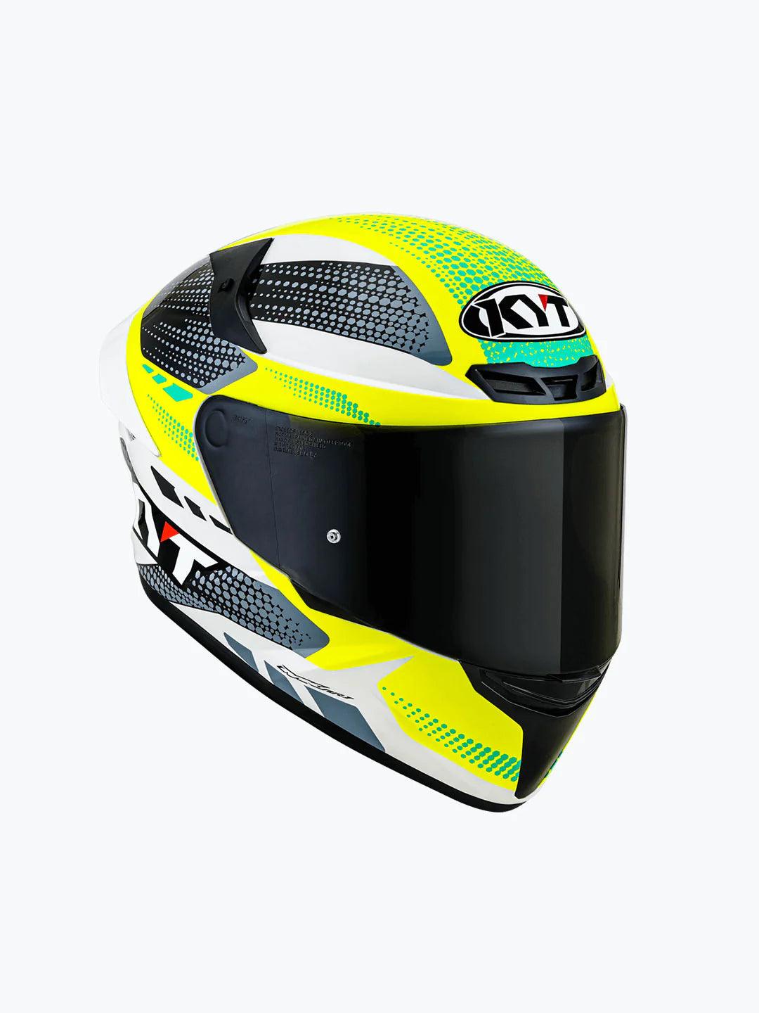 KYT TT Course Gear Black Yellow - Moto Modz