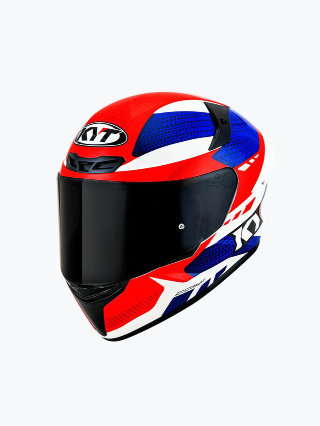 KYT TT COURSE GEAR BLUE RED - Moto Modz