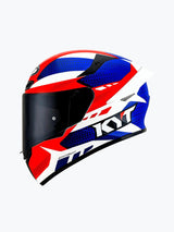 KYT TT COURSE GEAR BLUE RED - Moto Modz