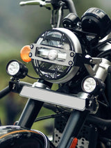 LCB Super Meteor 650 Beacon Fog Light Mount Set - Moto Modz