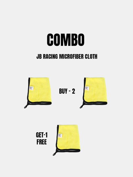 MICROFIBER TOWEL YLW 30*40 CM 1.0 JB BUY 2 GET 1 COMBO - Moto Modz