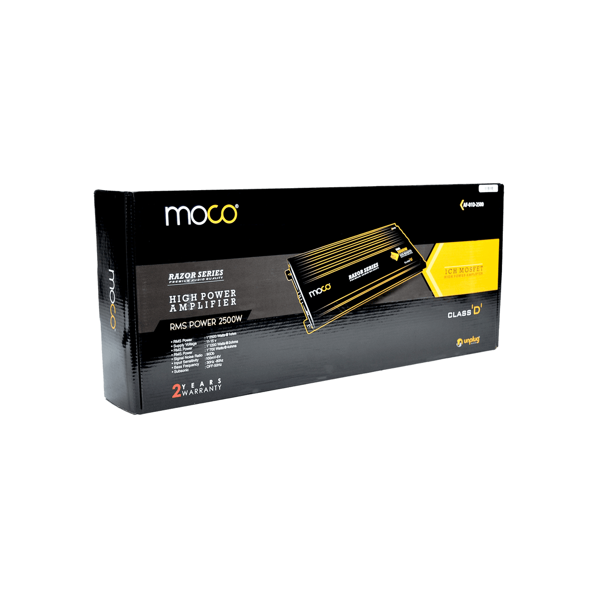 MOCO AF-01D-2500 | Class “D” Mono High Power Amplifier (RMS 2500W) - Moto Modz