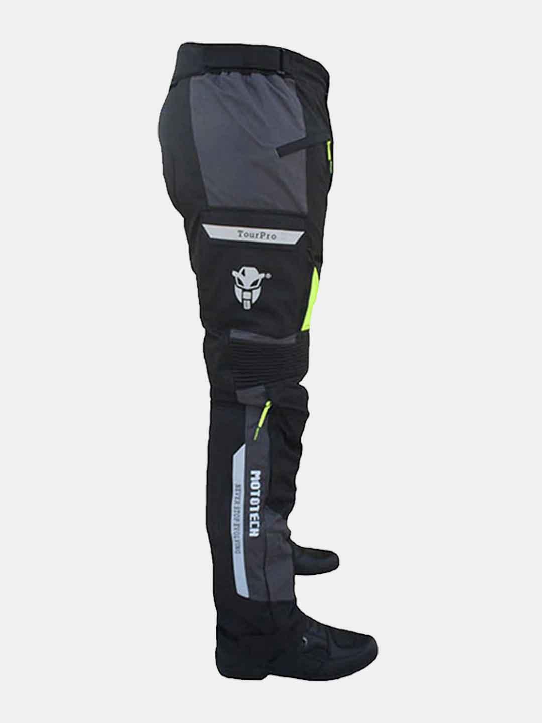 Mototech Trailblazer TourPro Riding Pant v2.0 - Level 2-Black Grey - Moto Modz