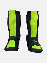 Mototech Trooper Boot Covers Flu Green Black - Moto Modz