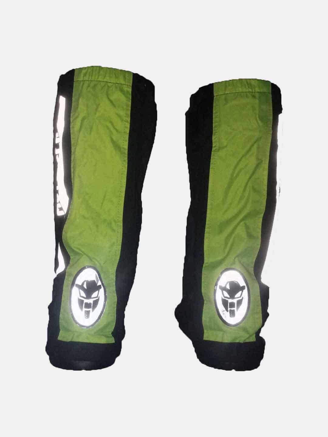 Mototech Trooper Boot Covers Flu Green Black - Moto Modz