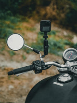 Motowolf Camera Bracket 360 Degree Mirror Mount - Moto Modz