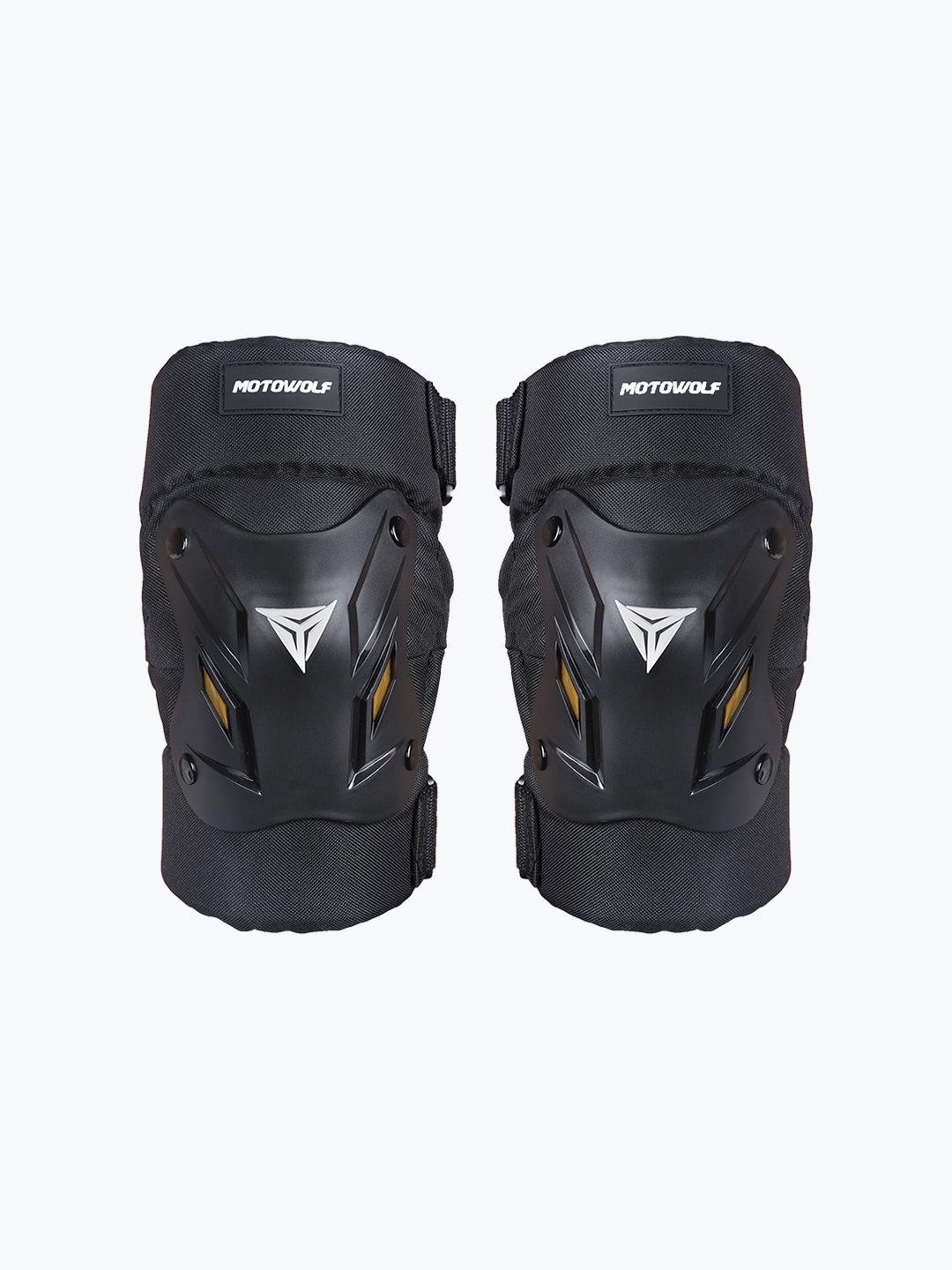 Motowolf Knee Pad Black 1034 - Moto Modz