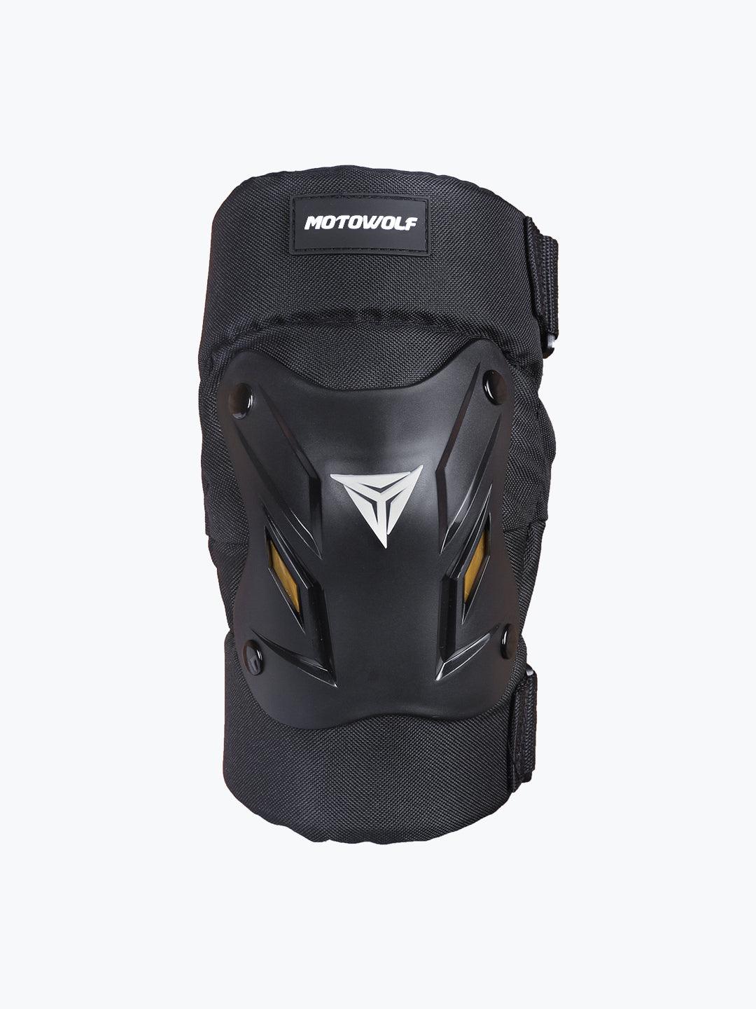 Motowolf Knee Pad Black 1034 - Moto Modz