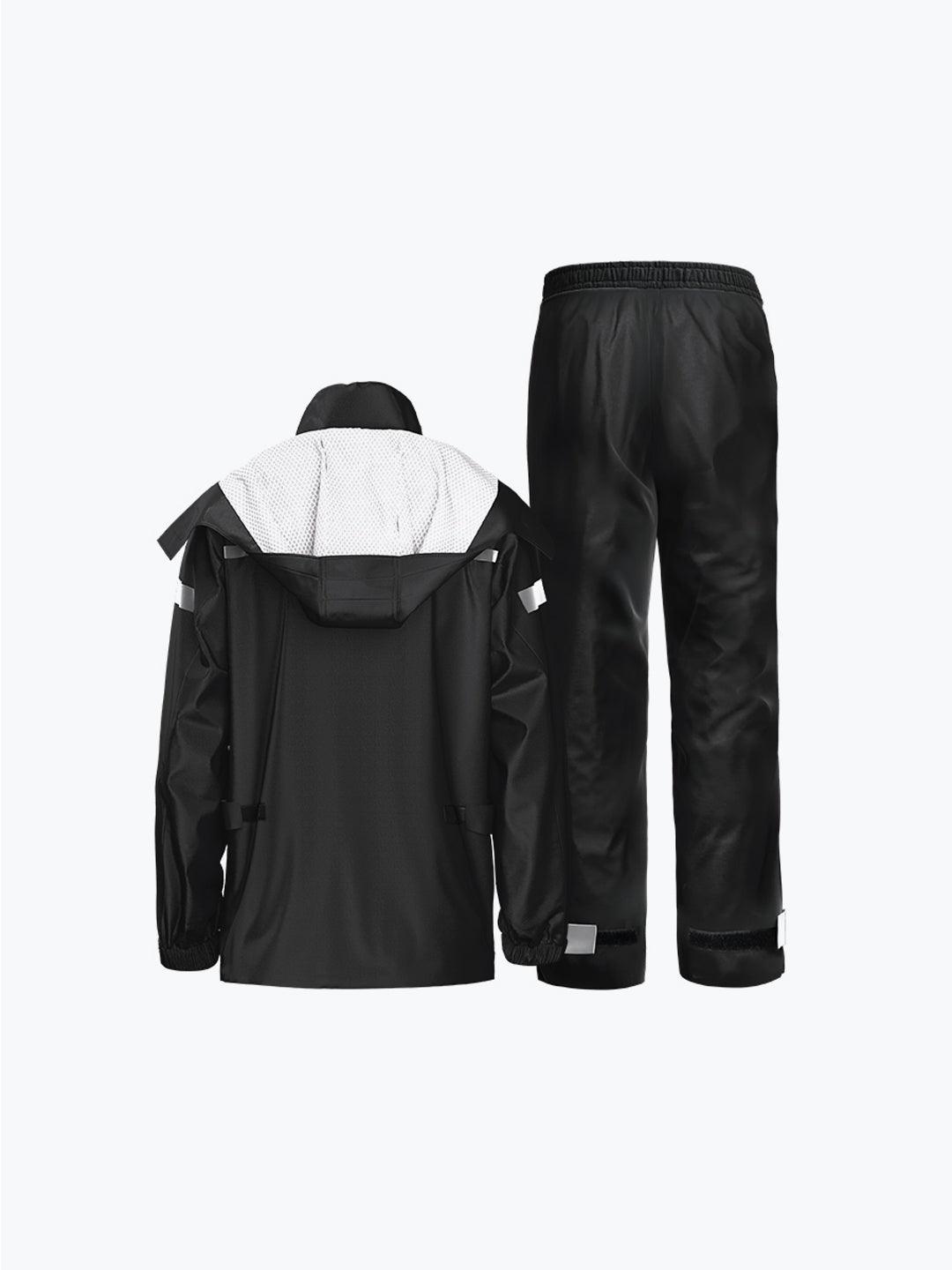 Motowolf Raincoat Black 0401 - Moto Modz