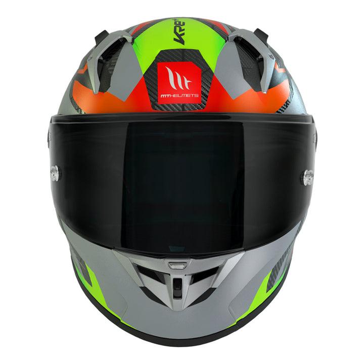 MT Helmets KRE plus carbon projectile gloss grey - Moto Modz