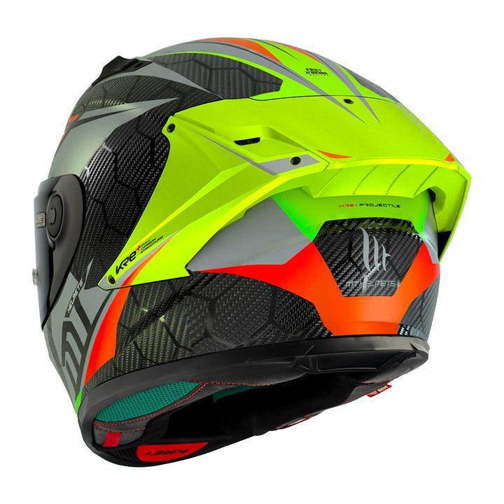 MT Helmets KRE plus carbon projectile gloss grey - Moto Modz